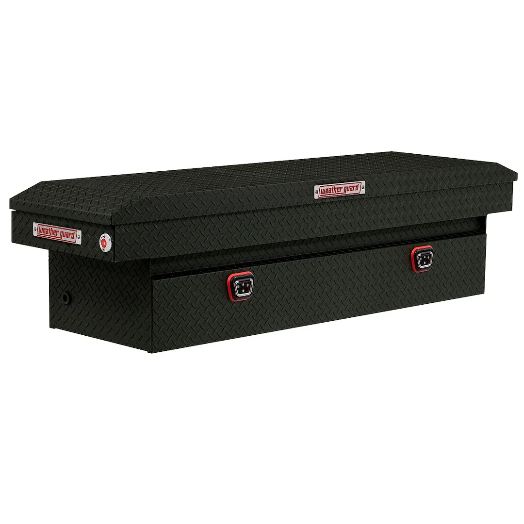 127-52-04 – WEATHERGUARD Tool Box, Crossover Single Lid Powder Coated Textured Matte Black Aluminum 20 Inch Length x ...